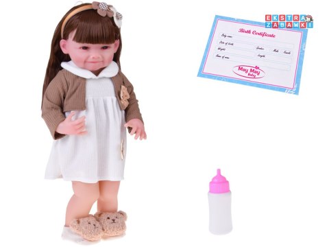[ZA5830] Duża lalka dziewczynka 55 cm - uroczy wygląd i figlarny uśmiech