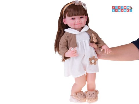 [ZA5830] Duża lalka dziewczynka 55 cm - uroczy wygląd i figlarny uśmiech