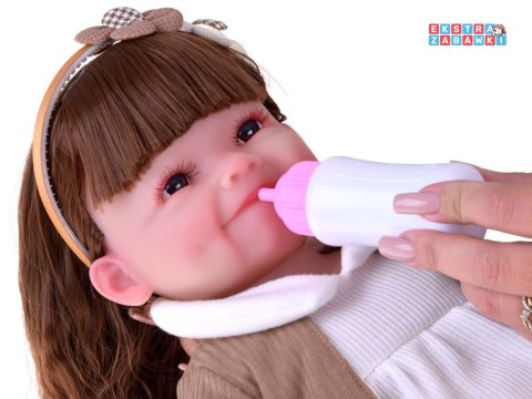[ZA5830] Duża lalka dziewczynka 55 cm - uroczy wygląd i figlarny uśmiech