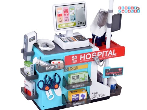 [ZA6010] Mały lekarz duże centrum zdrowia przychodnia apteka doktor szpital