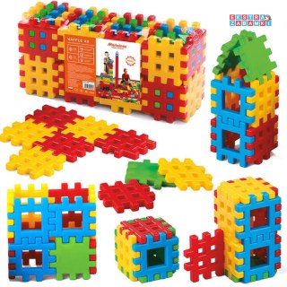 [ZA4886] Marioinex kolorowe konstrukcyjne klocki Wafle 48 szt.