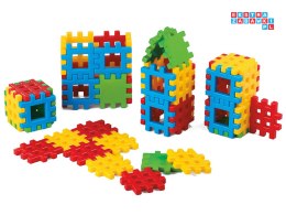 Marioinex Kolorowe konstrukcyjne klocki Wafle 48 szt. ZA4886