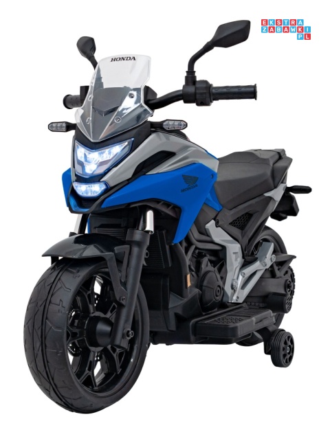 [TR2306] Motor Honda NC750x na akumulator 2x35W 12V/4.5Ah odgłosy silnika boczne kółka bluetooth MP3 - niebieski