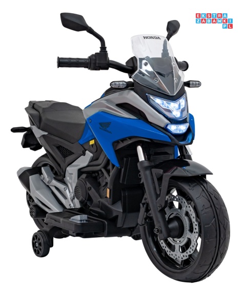 [TR2306] Motor Honda NC750x na akumulator 2x35W 12V/4.5Ah odgłosy silnika boczne kółka bluetooth MP3 - niebieski