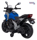 [TR2306] Motor Honda NC750x na akumulator 2x35W 12V/4.5Ah odgłosy silnika boczne kółka bluetooth MP3 - niebieski