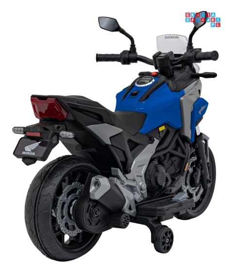[TR2306] Motor Honda NC750x na akumulator 2x35W 12V/4.5Ah odgłosy silnika boczne kółka bluetooth MP3 - niebieski