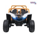[A600] Buggy Arctic Cat Wildcat XX dwuosobowy na akumulator 4x200W 24V/7Ah pilot Bluetooth USB ekoskóra - biały
