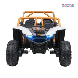 Arctic Cat Wildcat XX buggy na akumulator dwuosobowy - biały, 4x200W, pilot, Bluetooth, USB, ekoskóra [A600]
