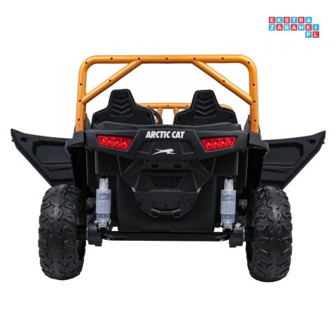 [A600] Buggy Arctic Cat Wildcat XX dwuosobowy na akumulator 4x200W 24V/7Ah pilot Bluetooth USB ekoskóra - biały