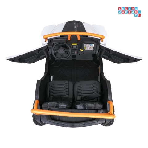 [A600] Buggy Arctic Cat Wildcat XX dwuosobowy na akumulator 4x200W 24V/7Ah pilot Bluetooth USB ekoskóra - biały