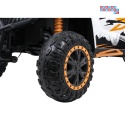 [A600] Buggy Arctic Cat Wildcat XX dwuosobowy na akumulator 4x200W 24V/7Ah pilot Bluetooth USB ekoskóra - biały