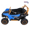 [A600] Buggy Arctic Cat Wildcat XX dwuosobowy na akumulator 4x200W 24V/7Ah pilot Bluetooth USB ekoskóra - niebieski