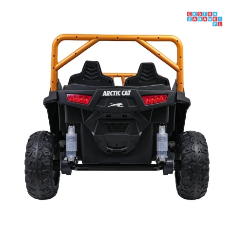 [A600] Buggy Arctic Cat Wildcat XX dwuosobowy na akumulator 4x200W 24V/7Ah pilot Bluetooth USB ekoskóra - niebieski
