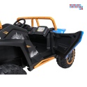 [A600] Buggy Arctic Cat Wildcat XX dwuosobowy na akumulator 4x200W 24V/7Ah pilot Bluetooth USB ekoskóra - niebieski