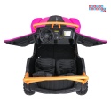 [A600] Buggy Arctic Cat Wildcat XX dwuosobowy na akumulator 4x200W 24V/7Ah pilot Bluetooth USB ekoskóra - różowy