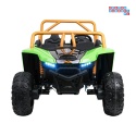 [A600] Buggy Arctic Cat Wildcat XX dwuosobowy na akumulator 4x200W 24V/7Ah pilot Bluetooth USB ekoskóra - zielony