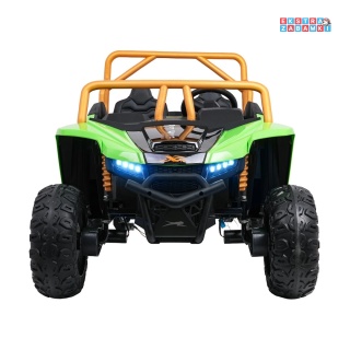 Arctic Cat Wildcat XX buggy na akumulator dwuosobowy - zielony, 4x200W, pilot Bluetooth, USB, ekoskóra [A600]