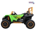 [A600] Buggy Arctic Cat Wildcat XX dwuosobowy na akumulator 4x200W 24V/7Ah pilot Bluetooth USB ekoskóra - zielony