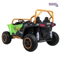 [A600] Buggy Arctic Cat Wildcat XX dwuosobowy na akumulator 4x200W 24V/7Ah pilot Bluetooth USB ekoskóra - zielony