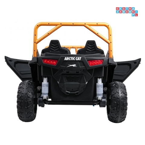 [A600] Buggy Arctic Cat Wildcat XX dwuosobowy na akumulator 4x200W 24V/7Ah pilot Bluetooth USB ekoskóra - zielony