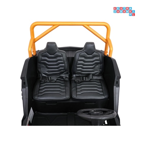 [A600] Buggy Arctic Cat Wildcat XX dwuosobowy na akumulator 4x200W 24V/7Ah pilot Bluetooth USB ekoskóra - zielony