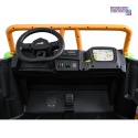 [A600] Buggy Arctic Cat Wildcat XX dwuosobowy na akumulator 4x200W 24V/7Ah pilot Bluetooth USB ekoskóra - zielony