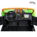 [A600] Buggy Arctic Cat Wildcat XX dwuosobowy na akumulator 4x200W 24V/7Ah pilot Bluetooth USB ekoskóra - zielony