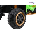 [A600] Buggy Arctic Cat Wildcat XX dwuosobowy na akumulator 4x200W 24V/7Ah pilot Bluetooth USB ekoskóra - zielony