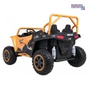 [A600] Buggy Arctic Cat Wildcat XX dwuosobowy na akumulator 4x200W 24V/7Ah pilot Bluetooth USB ekoskóra - złoty