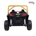 [A600] Buggy Arctic Cat Wildcat XX dwuosobowy na akumulator 4x200W 24V/7Ah pilot Bluetooth USB ekoskóra - złoty