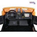 [A600] Buggy Arctic Cat Wildcat XX dwuosobowy na akumulator 4x200W 24V/7Ah pilot Bluetooth USB ekoskóra - złoty