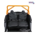 [A600] Buggy Arctic Cat Wildcat XX dwuosobowy na akumulator 4x200W 24V/7Ah pilot Bluetooth USB ekoskóra - złoty