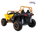 [A600] Buggy Arctic Cat Wildcat XX dwuosobowy na akumulator 4x200W 24V/7Ah pilot Bluetooth USB ekoskóra - żółty