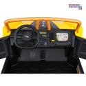 [A600] Buggy Arctic Cat Wildcat XX dwuosobowy na akumulator 4x200W 24V/7Ah pilot Bluetooth USB ekoskóra - żółty