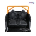 [A600] Buggy Arctic Cat Wildcat XX dwuosobowy na akumulator 4x200W 24V/7Ah pilot Bluetooth USB ekoskóra - żółty