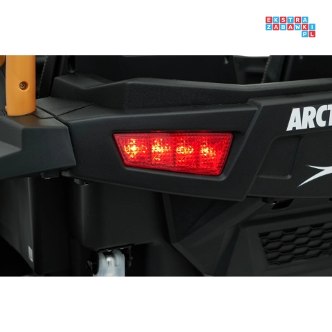 [A600] Buggy Arctic Cat Wildcat XX dwuosobowy na akumulator 4x200W 24V/7Ah pilot Bluetooth USB ekoskóra - żółty