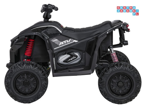 [XMX-652] Quad Fast Wheel na akumulator 4x35W 12V/10Ah pilot LED Bluetooth ekoskóra - czarny