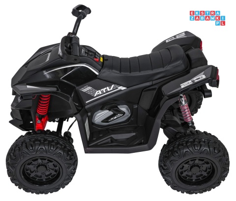 [XMX-652] Quad Fast Wheel na akumulator 4x35W 12V/10Ah pilot LED Bluetooth ekoskóra - czarny