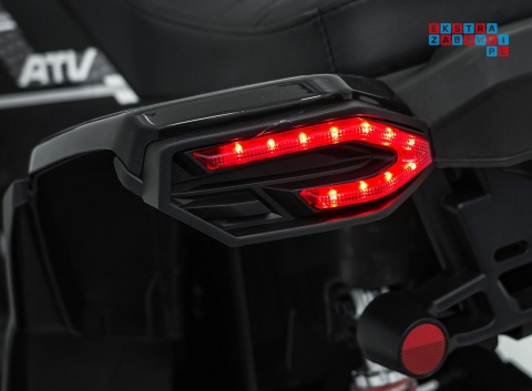 [XMX-652] Quad Fast Wheel na akumulator 4x35W 12V/10Ah pilot LED Bluetooth ekoskóra - czarny