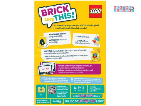 [GR0827] Rebel gra LEGO Brick Like This! - zmień gadanie w szybkie budowanie
