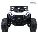 [SX2928] Buggy RTR Monster Speed na akumulator 4x4 690W 24V/14Ah ekoskóra Bluetooth - biały