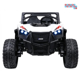 [SX2928] Buggy RTR Monster Speed na akumulator 4x4 690W 24V/14Ah ekoskóra Bluetooth - biały