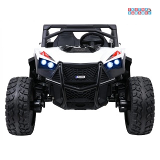 SX2928 Buggy RTR Monster Speed na akumulator 4x4 - biały, 690W, 24V/14Ah, do 12 km/h, ekoskóra, Bluetooth [SX2928]
