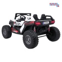 [SX2928] Buggy RTR Monster Speed na akumulator 4x4 690W 24V/14Ah ekoskóra Bluetooth - biały