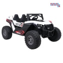 [SX2928] Buggy RTR Monster Speed na akumulator 4x4 690W 24V/14Ah ekoskóra Bluetooth - biały