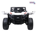 [SX2928] Buggy RTR Monster Speed na akumulator 4x4 690W 24V/14Ah ekoskóra Bluetooth - biały