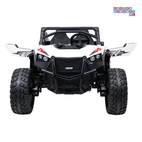 [SX2928] Buggy RTR Monster Speed na akumulator 4x4 690W 24V/14Ah ekoskóra Bluetooth - biały