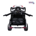 [SX2928] Buggy RTR Monster Speed na akumulator 4x4 690W 24V/14Ah ekoskóra Bluetooth - biały