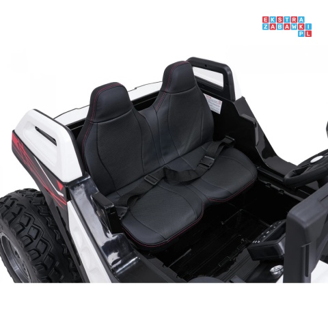 [SX2928] Buggy RTR Monster Speed na akumulator 4x4 690W 24V/14Ah ekoskóra Bluetooth - biały
