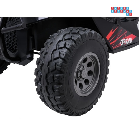 [SX2928] Buggy RTR Monster Speed na akumulator 4x4 690W 24V/14Ah ekoskóra Bluetooth - biały